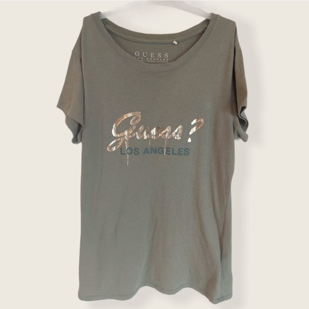 ❤️ GUESS Los Angeles Baby Tee shirt sz S